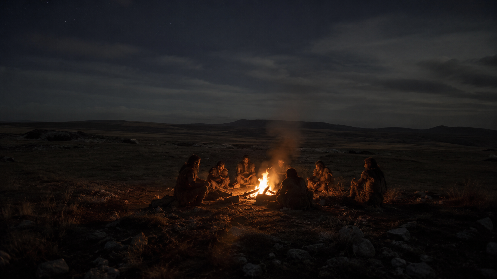 Ancestors around fire