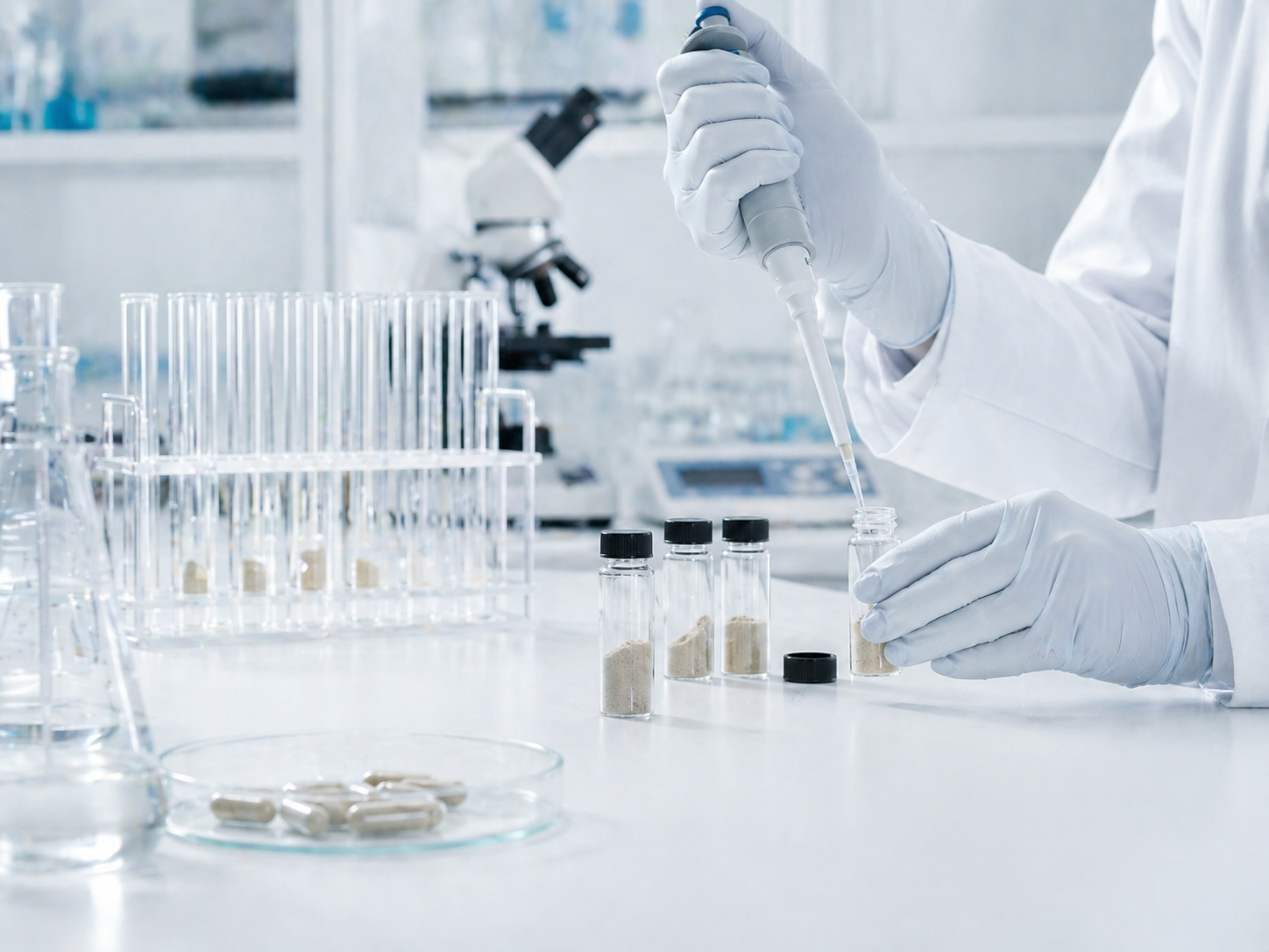 Certificate of analysis and laboratory testing workspace