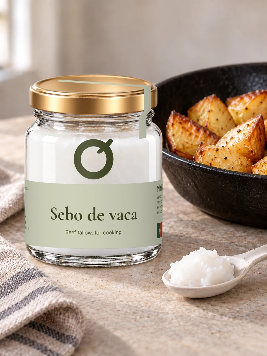 Sebo de vaca · Everyday use; generated illustration with original artwork